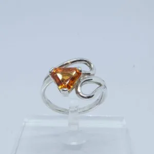 BAGUE CITRINE FANCY TRIANGLE