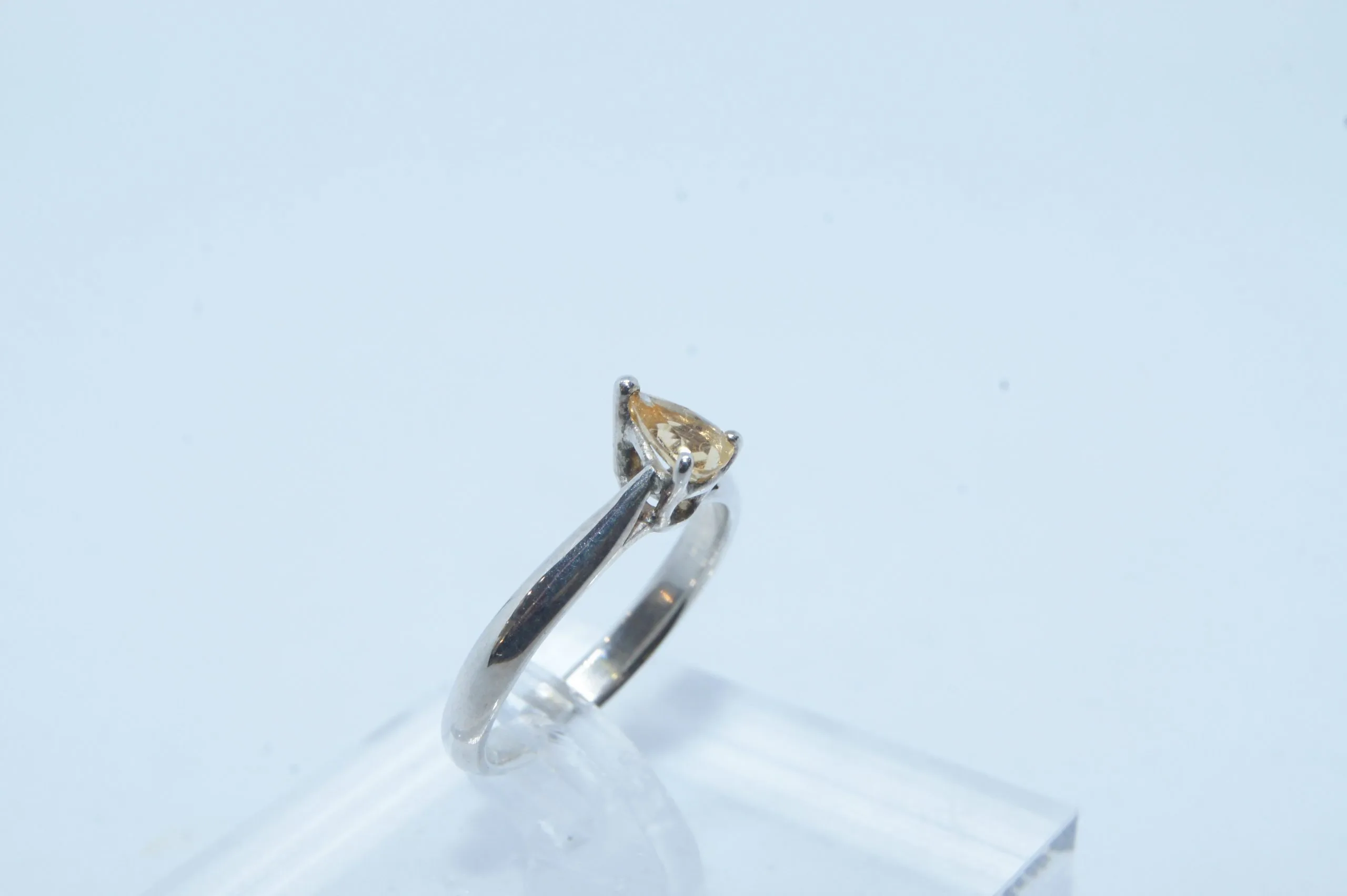 Bague argent et Topaze Impérial