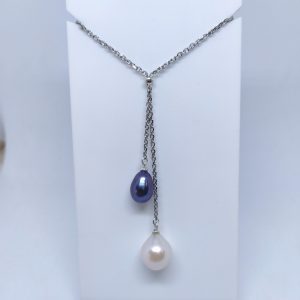 Collier argent et perles eau douce